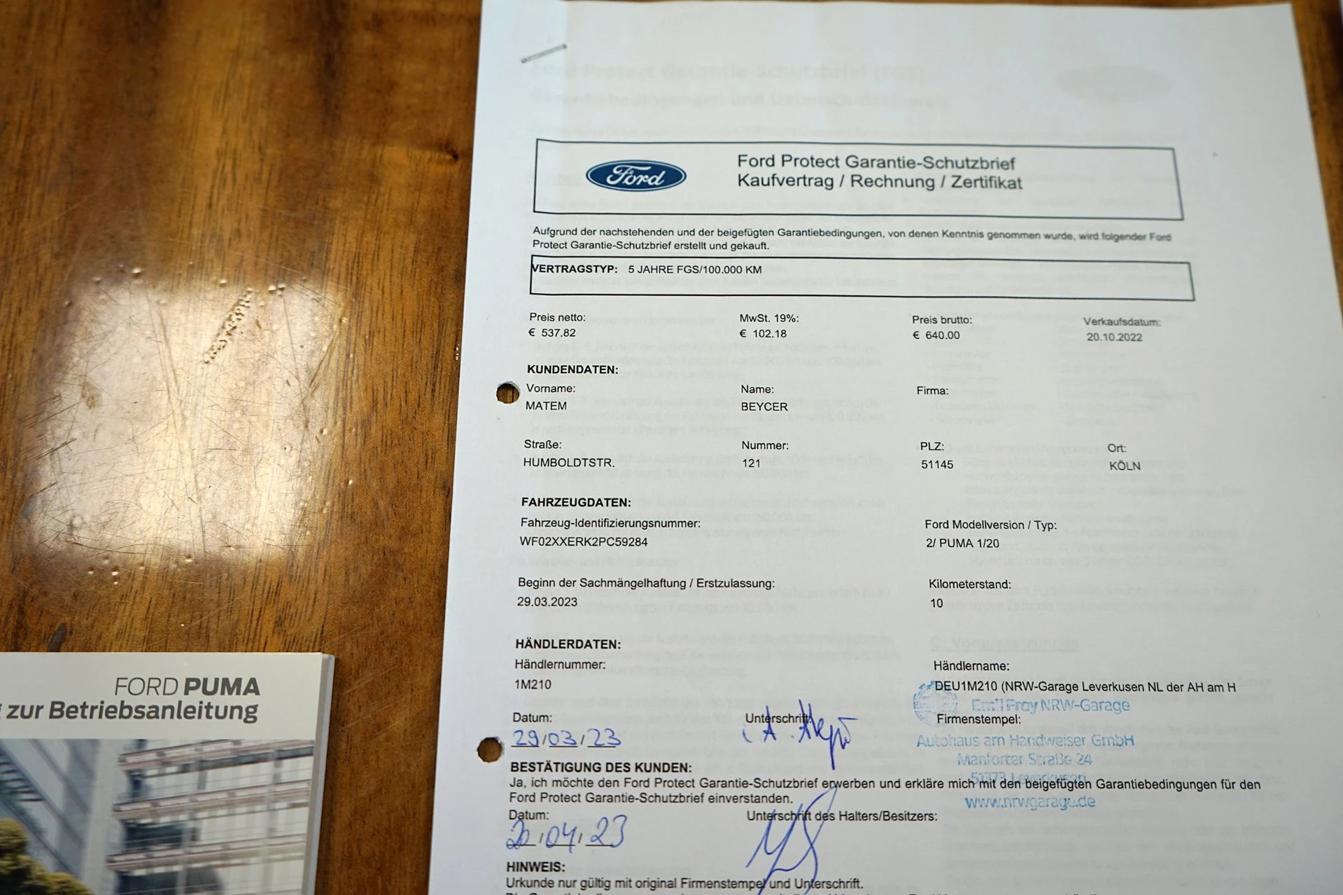 Hoofdafbeelding Ford Puma