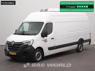 Hoofdafbeelding Renault Master Renault Master 165PK L4H3 XL Koelwagen Koeler Navi Camera Trekhaak Airco Cruise Euro6 Frigo Refrigerated Kühlwagen Airco Trekhaak Cruise control