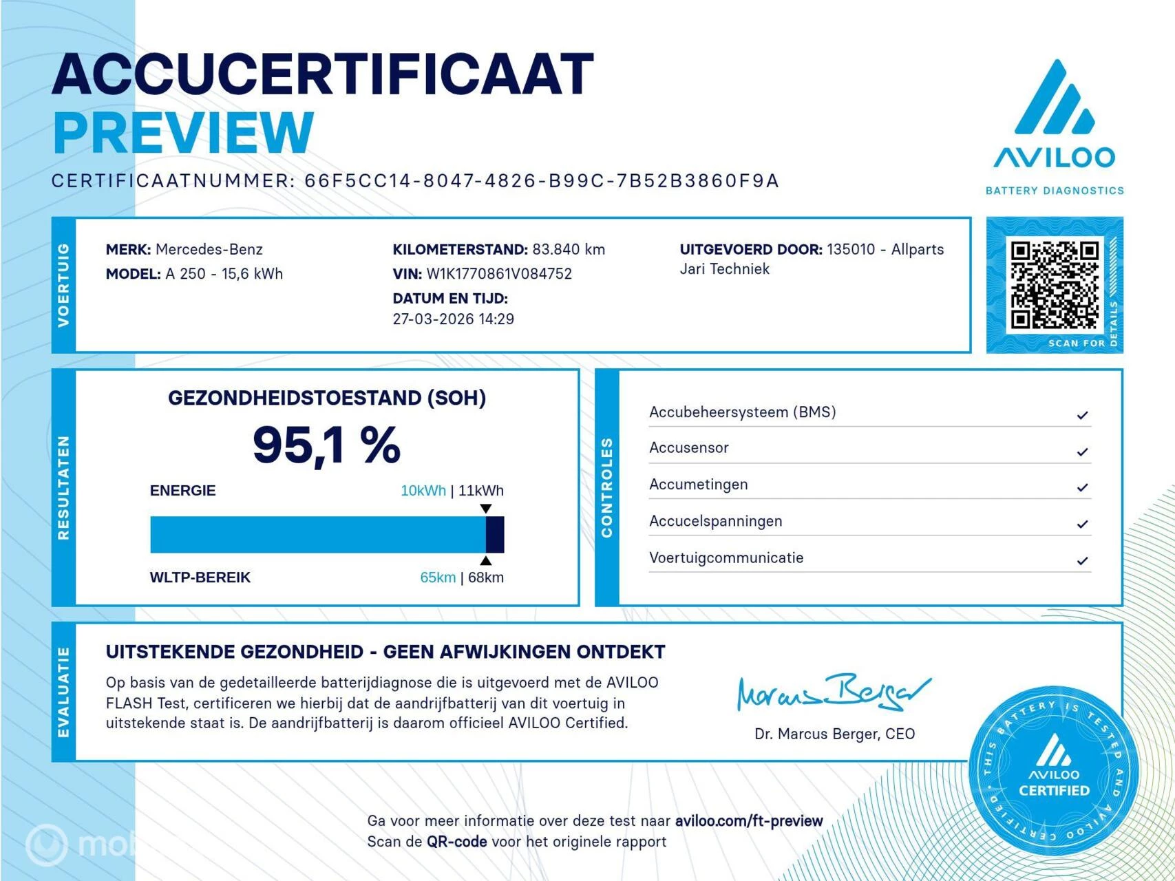 Hoofdafbeelding Mercedes-Benz A-Klasse