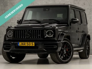 Mercedes-Benz G-Klasse 63 AMG 585Pk (SCHUIFDAK, ALCANTARA HEMEL, SFEERVERLICHTING, ADAPTIVE CRUISE, LEDER DASHBOARD, APPLE CARPLAY, TREKHAAK, NIEUWSTAAT)