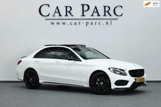 Mercedes-Benz C-klasse 200 4MATIC AMG LED/SFEER/PANO/LEER+S.VERWARMING/19" LMV/CAM/CRUISE/ECC/12 MND GARANTIE!