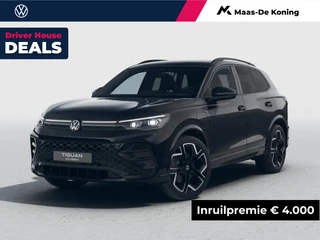 Volkswagen Tiguan R-Line Edition 1.5 eHybrid 204 PK 6 versn. DSG · Black Style Pakket · Panoramaschuif-kanteldak · Trekhaak inklapbaar, met elektrische ontgrendeling, incl. aanhangermanoeuvreerhulp Trailer Assist ·