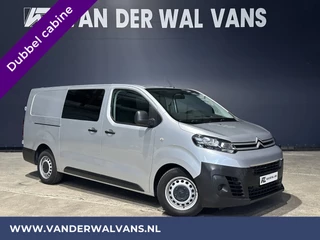 Citroën Jumpy 2.0 BlueHDI **MARGE, GEEN BTW** 123pk L3H1 XL Dubbel cabine Euro6 Airco | Navigatie Cruisecontrol, Apple Carplay, Android Auto, Trekhaak, Parkeersensoren, 5-Zits