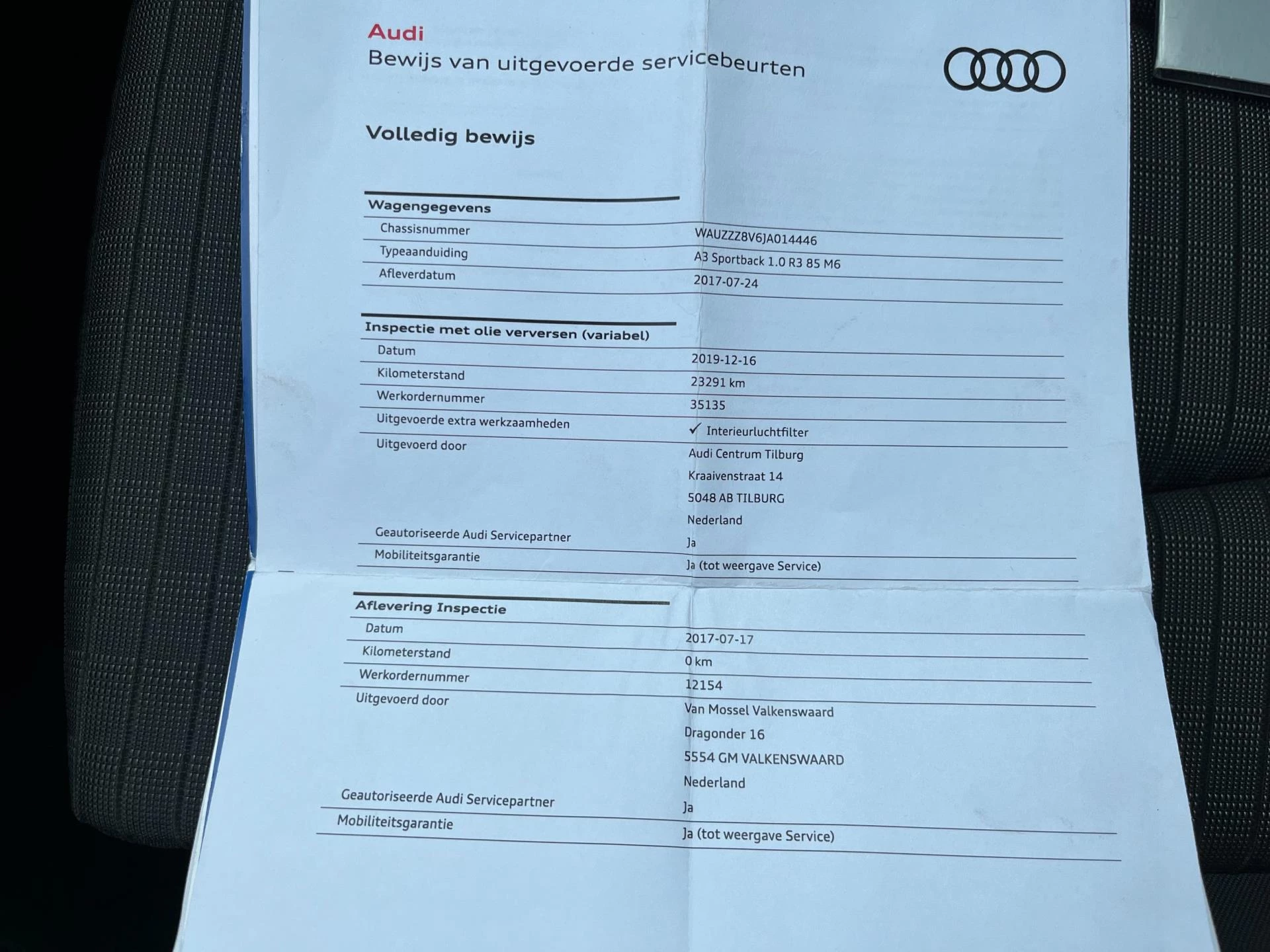 Hoofdafbeelding Audi A3