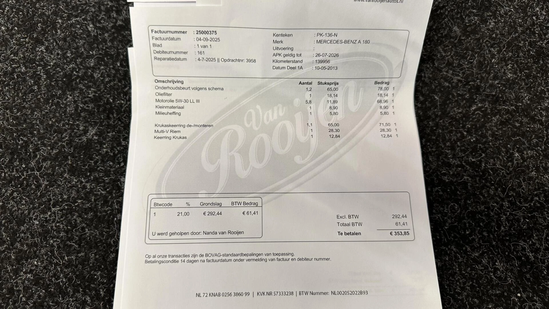 Hoofdafbeelding Mercedes-Benz A-Klasse