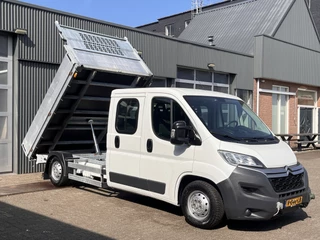 Hoofdafbeelding Citroën Jumper Citroën Jumper 35 2.0 HDi L3 DC Airco Cruise controle Kipper Kieper Trekhaak 2500 kg trekgewicht 7-Persoons Telefoonverbinding 1e eigenaar open laadbak Pick-up P-up Euro 6 Bpm vrij!!