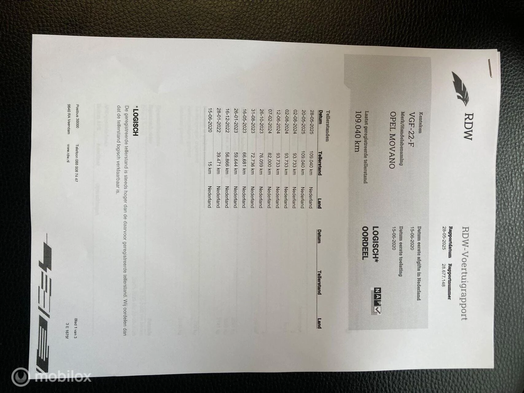 Hoofdafbeelding Opel Movano