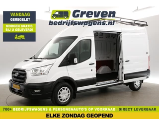 Ford Transit 350 2.0 TDCI L3H3 Airco Cruise Trekhaak PDC 3 Persoons 2xSchuifdeur Imperiaal 