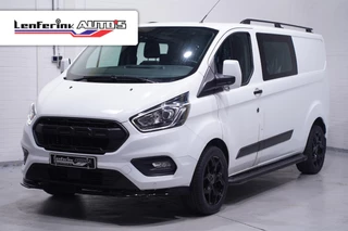Ford Transit Custom 2.0 TDCi 130 pk Dubbel Cabine Edition Navi Camera, RAPTOR Grille, 18" LMV, Treeplanken, Spoiler Pack, 6-Zits