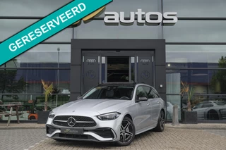 Mercedes-Benz C-klasse Estate C300e AMG 313pk Hybrid Panoramadak Massage Digital light Trekhaak elektrisch MBUX