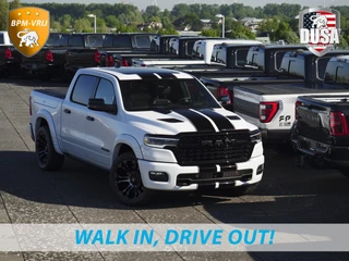 Hoofdafbeelding Dodge Ram 1500 Dodge Ram 1500 Modellen | Grote voorraad BPM - VRIJ | Sinds 1988 dé specialist in Amerikaanse pick-ups Kom langs en maak een Proefrit in de vernieuwde RAM 1500 modellen