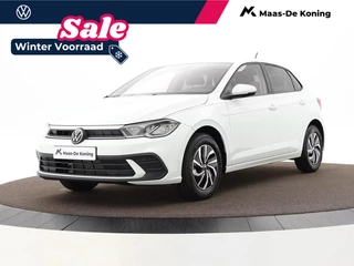 Volkswagen Polo Life Edition 1.0 TSI 95 pk 7 versn. DSG · Airconditioning automatisch, 2-zone (climatronic) · Velgen 'essex', 15 inch lichtmetaal ·