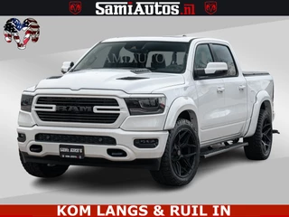 Dodge Ram Pick-Up V8 5.7 402PK | LARAMIE SPORT | Krachtige Hemi | Panorama Dak | 12' Scherm | LPG | Comfortabele Dubbele Cabine met Royale 5 Zitplaatsen | NIEUW EN BPM vrij | Nu Leverbaar uit Voorraad | Nr 2529 - 1277 |