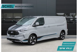 Ford Transit Custom 300 2.0 TDCI L2H1 Sport 170pk - 2x Schuifdeur - 19" LM velgen - ACC - Blind spot - Navi - Camera - Verwarmd stuur - 70l tank - Rijklaar