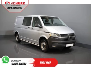 Volkswagen Transporter T6.1 2.0 TDI 150 pk L2 DC Dubbel Cabine 4Motion/ 4x4/ Standkachel/ 2.5t Trekverm./ Cruise/ 4-motion