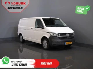 Volkswagen Transporter 2.0 TDI 150 pk DSG Aut. L2 Carplay/ 2x Schuifdeur/ Stoelverw./ Airco/ Cruise/ PDC V+A/ Trekhaak