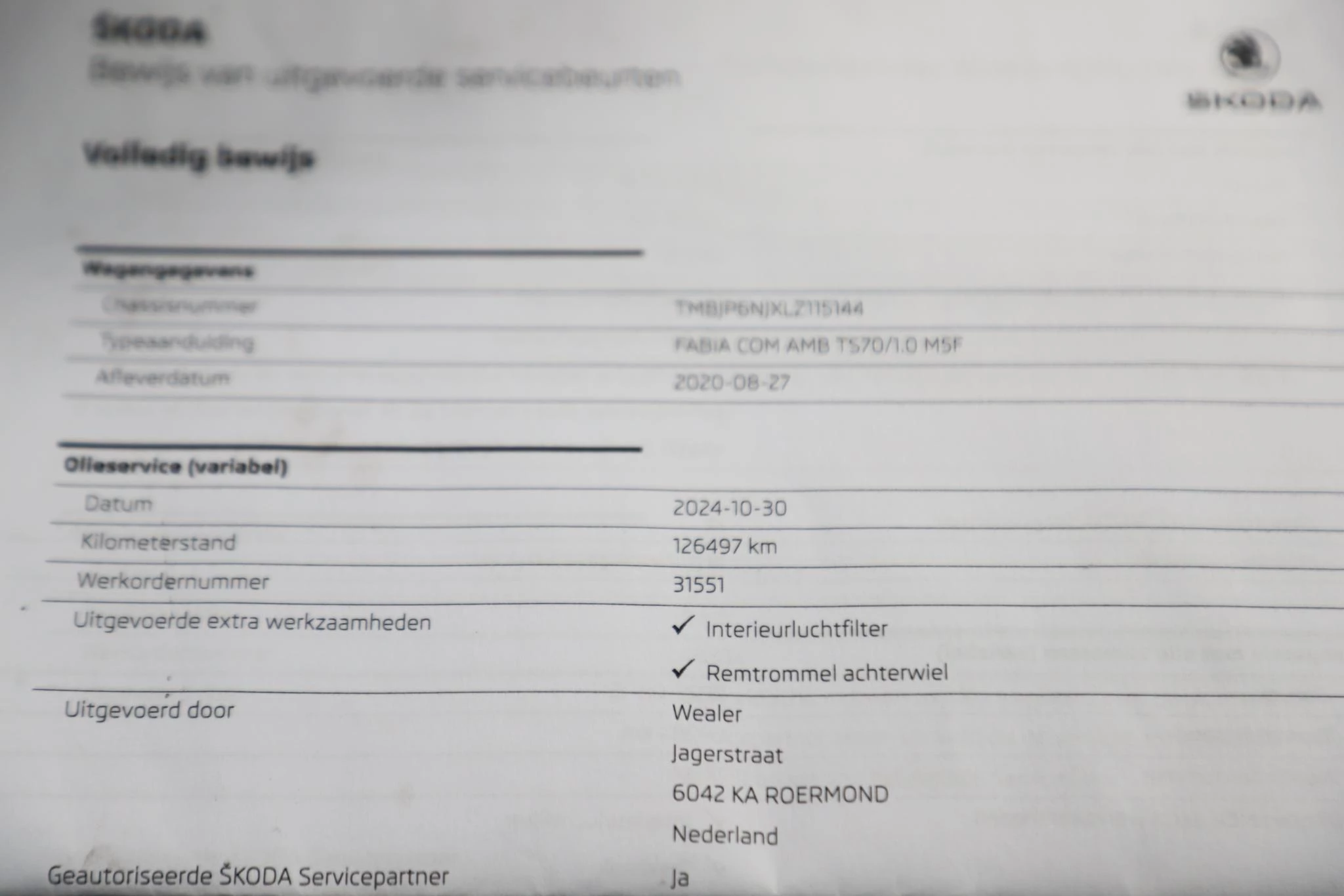 Hoofdafbeelding Škoda Fabia