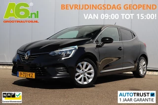 Renault Clio 1.0 TCe Intens Groot Navigatie 16 inch LMV Half Leder Sfeerverlichting Navigatie Achteruitrijcamera Carplay Clima Cruise Control