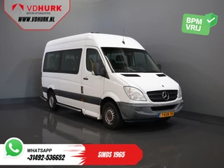 Mercedes-Benz Sprinter 313 2.2 CDI Aut. L2H2 €8.470,- Incl. BTW EXPORT Combi/ 9 Persoons/ Kombi/ 9P/ Airco/ Rolstoellift/ Electr. deur/ APK 9-2026