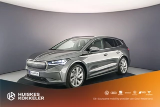 Hoofdafbeelding Škoda Enyaq iV Skoda Enyaq iV 80 204pk Automaat Warmtepomp, Achteruitrijcamera, Adaptive cruise control, Navigatie, Elektrische achterklep, Stuurwiel verwarmd, Parkeersensoren, Stoelverwarming