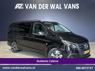 Mercedes-Benz Vito 116 CDI 164pk 9G-Tronic Automaat L2H1 Dubbele Cabine Fabrieksgarantie Euro6 Airco | 5-Zits | 2x zijdeur | 360 graden Camera Navigatie, LED, LM Velgen, 2500kg Trekhaak, Adaptieve Cruisecontrol, Parkeersensoren, Isofix, MBUX