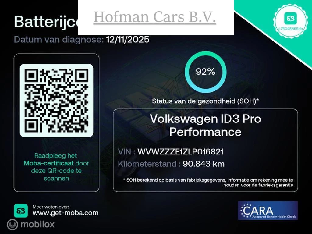 Hoofdafbeelding Volkswagen ID.3