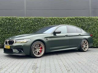 BMW 5-serie M5 CS NL AUTO, NAP, CARBON PAKKET, LASERLIGHT, KERAMISCH, H/K, DAB, FROZEN DEEP GREEN, LEDER/ALCANTARA, CARBONKUIPSTOELEN