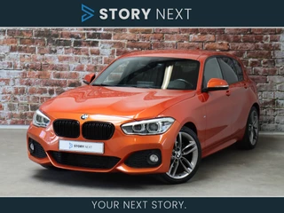 BMW 1 Serie 118i Executive M Sport Pakket 5 deurs / Navigatie Professional / LED / Trekhaak / 18 Inch / Climate Control / Hifi / Parkeersensoren / Cruise Control / Extra Getint Glas / Bluetooth / Shadow Line
