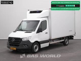 Mercedes Sprinter 315 CDI Bi Temp Automaat Koelwagen Vriezer Achterdeuren Carrier 350mt 230v Stekker 150PK Navi Airco Camera Euro6 Koel Koeler Kühl Kühler Kühwagen Kühlkoffer Vries Vriezer Vrieswagen Frigo Airco