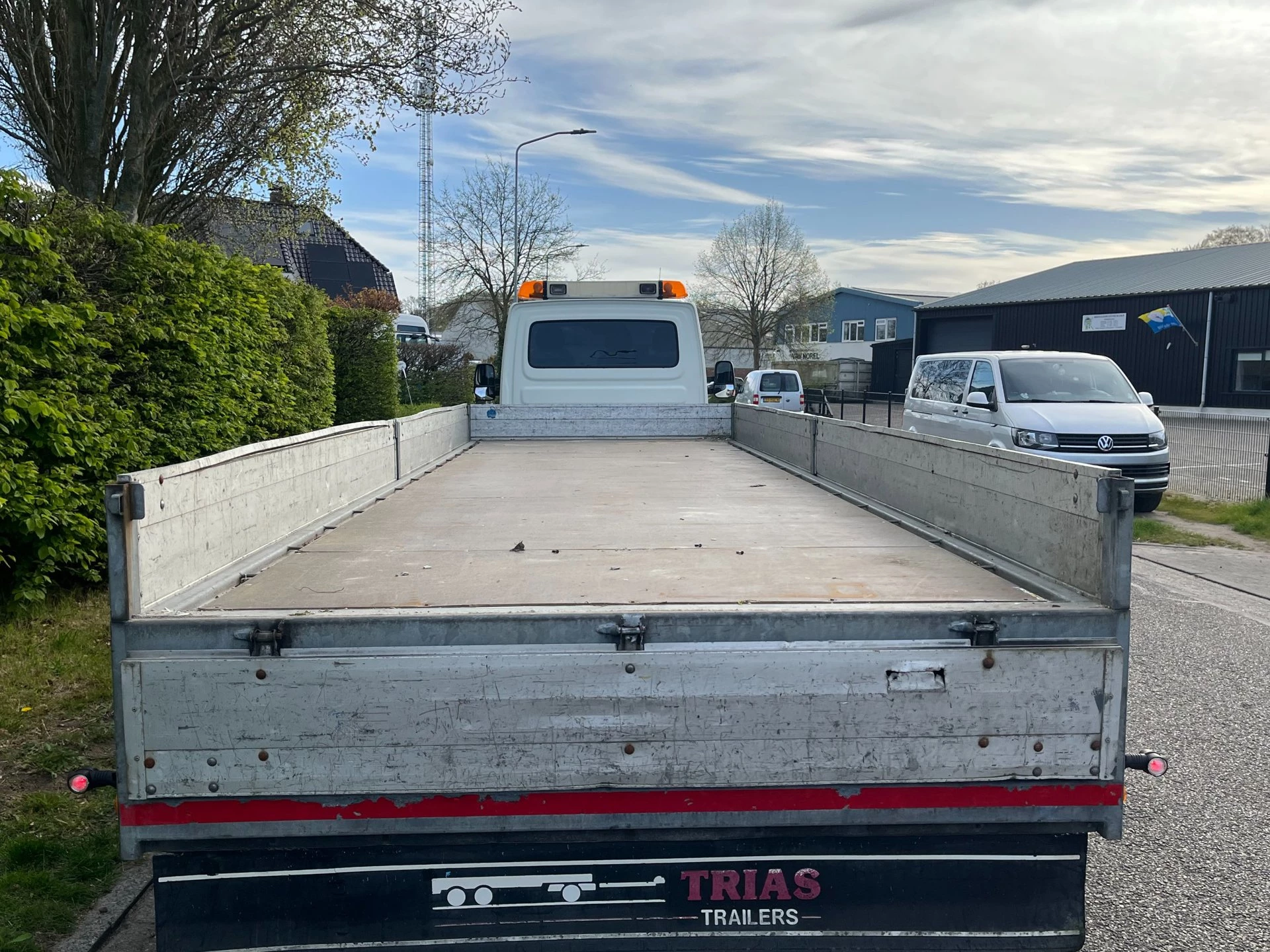 Hoofdafbeelding Trias BE Oplegger | 7T vlakke oplegger 