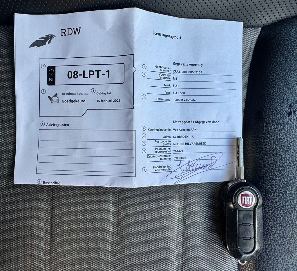 Hoofdafbeelding Fiat 500