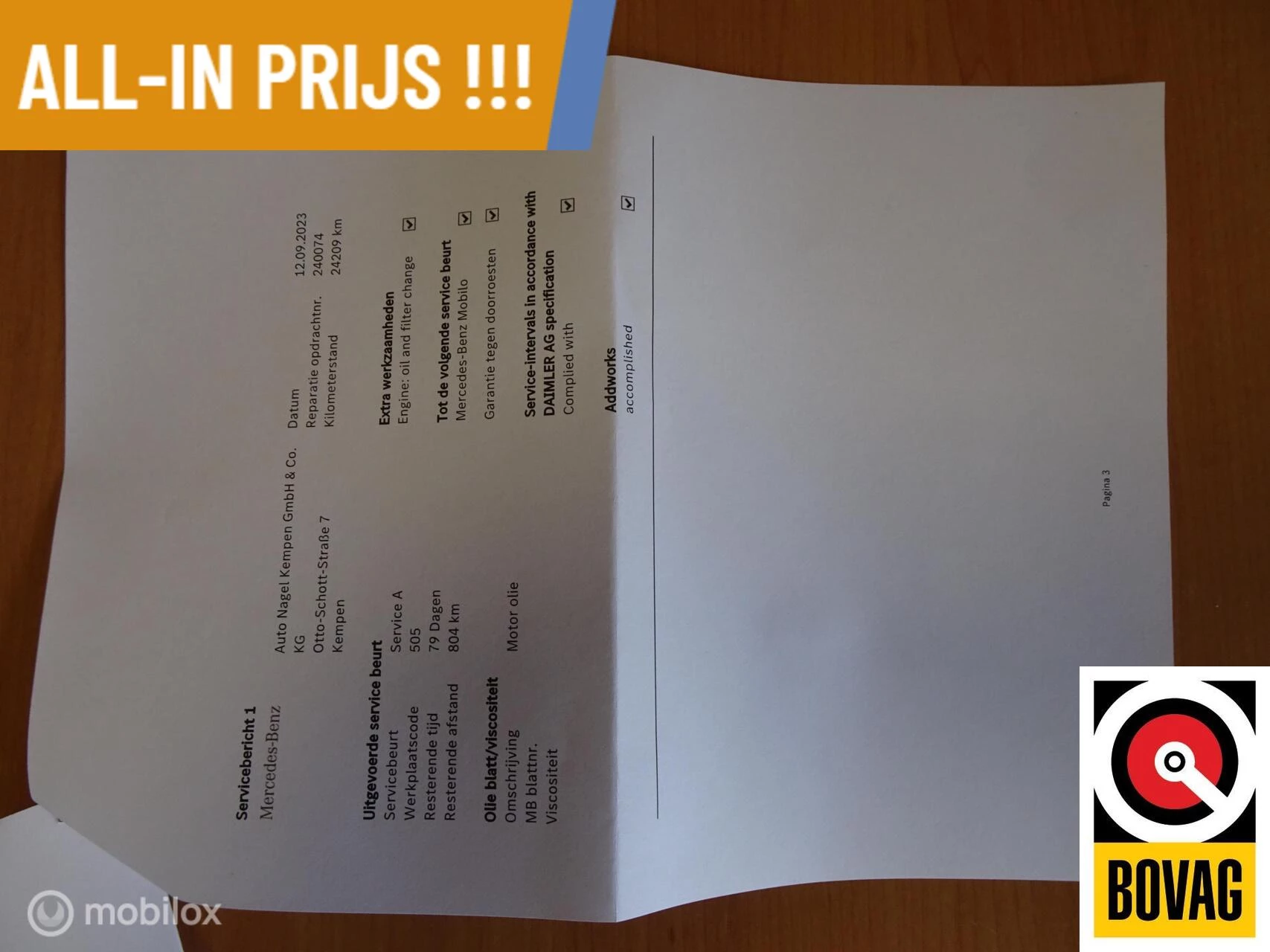 Hoofdafbeelding Mercedes-Benz B-Klasse