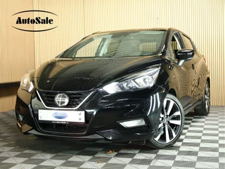 Hoofdafbeelding Nissan Micra Nissan Micra 1.0 IG-T AUTOM Tekna 52000 km CARPLAY NAVI CAMERA STOELVW "21