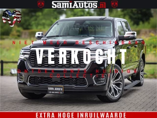 Dodge Ram 1500 Tungsten | De Meest Luxe Pick-Up op de Markt | 540 Pk 706 Nm | Exclusieve en Kracht | Comfortabele Dubbele Cabine met Royale 5 Zitplaatsen | BPM vrij | Nu Leverbaar uit Voorraad | Voorraad Nr 2321 - 8586