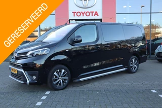 Toyota PROACE DUBBEL CABINE 177PK DYNAMIC AUTOMAAT BLIND-SPOT LEDER 2x-SCHUIFDEUR APPLE/ANDROID 17"LM-VELGEN 1e EIGENAAR