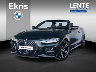 BMW 4 Serie Cabrio 420i | M Sport | Innovationspakket | Nekverwarming |  Verwarmd Stuurwiel | Stoelverwarming | Comfort Access | 18'' | Achteruitrijcamera | Trekhaak | Lentevoordeel