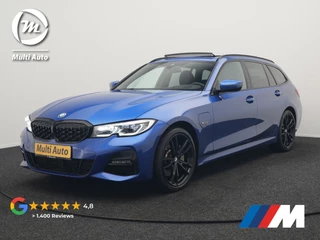 BMW 3 Serie Touring 330e M Sport Plug in Hybrid 293pk Dealer O.H PHEV | Panodak | Adaptive Onderstel | Laser LED | Alcantara Sportstoelen Memory | Head Up | Camera | 19"L.M | Keyless | Apple Carplay | Navigatie | Virtual | DAB |