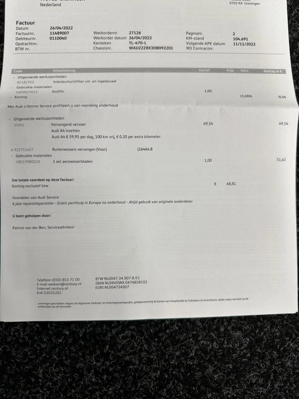 Hoofdafbeelding Audi A1