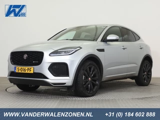 Jaguar E-PACE 1.5 P300e AWD 310pk R-Dynamic Black <71k=Nieuwprijs> ECC NAVI LED ZW.LEDER+ELEK.+MEM. STOELVERWARMING+KOELING PANO ACC+LA DAB+ PHONEBOX PDC+C. ELEK.KLEP WEGK.TREKHAK 20''