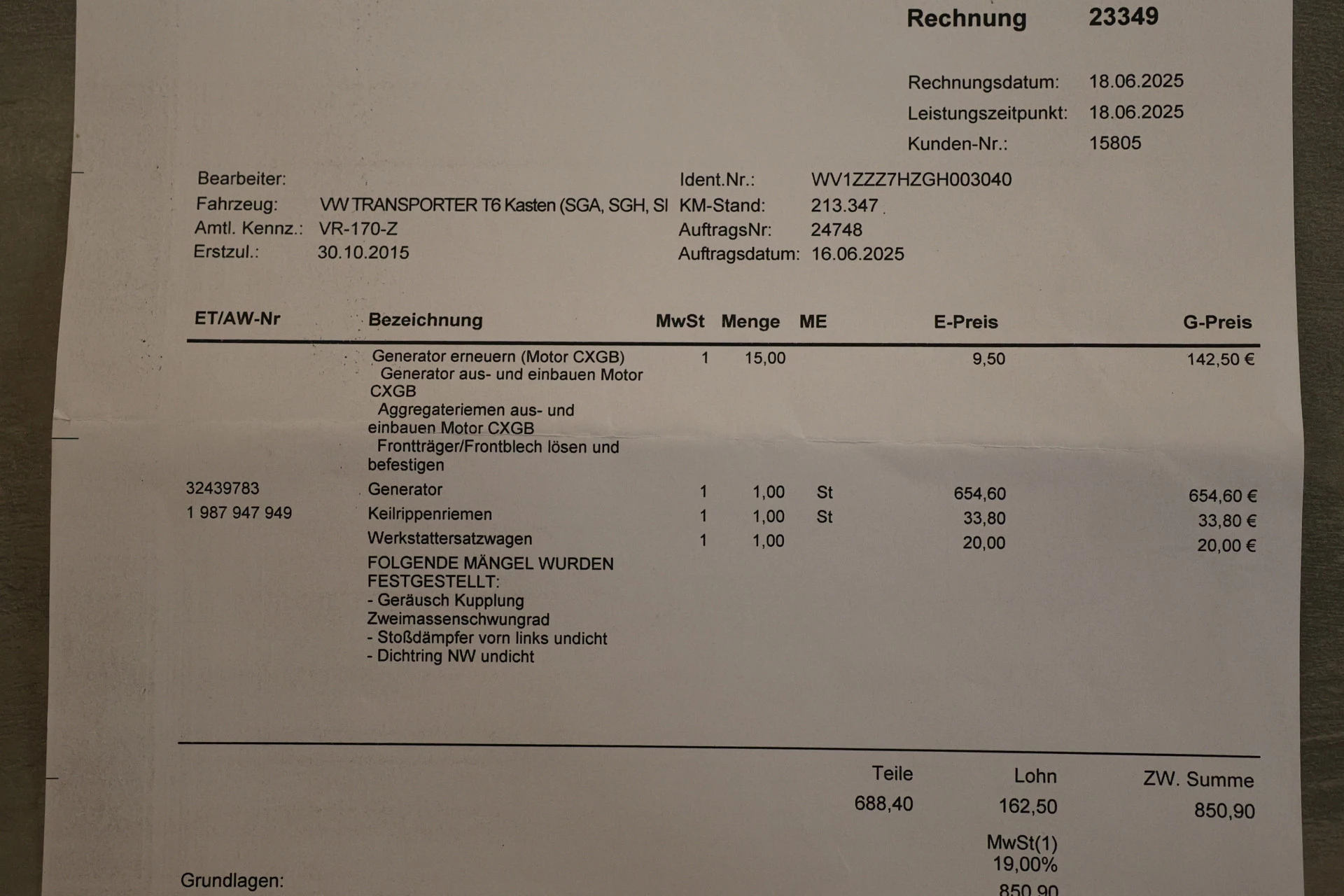 Hoofdafbeelding Volkswagen Transporter