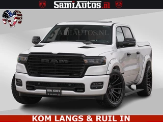Dodge Ram Pick-Up HUD | 420PK | LUCHTVERING | PANO | PASSAGIERSSCHERM | BOM EN BOM VOL | Comfortabele Dubbele Cabine met Royale 5 Zitplaatsen | DODGE RAM PREMIUM LARAMIE EDITION | Voorraad Nr 2230 - 8765