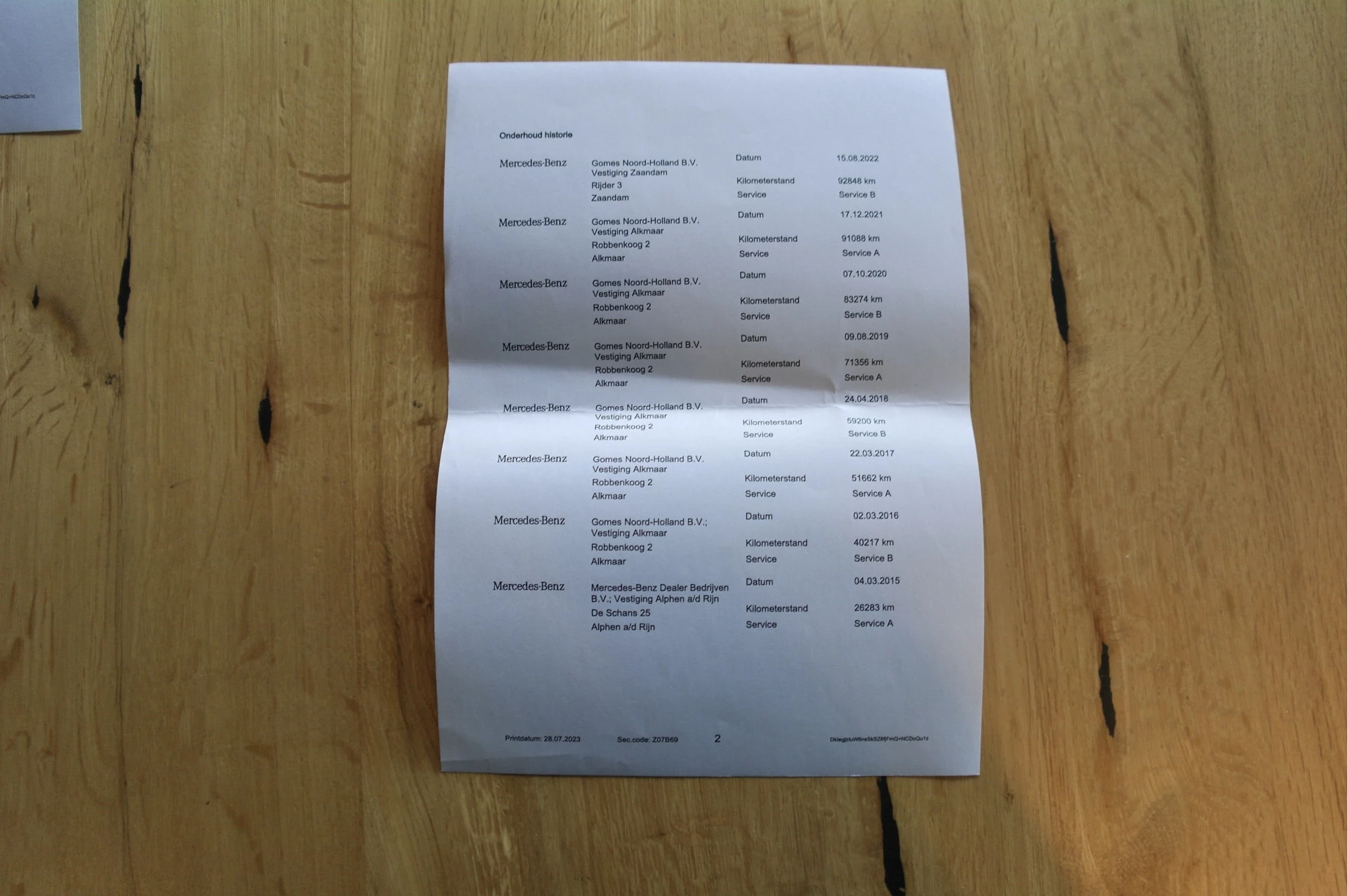 Hoofdafbeelding Mercedes-Benz B-Klasse
