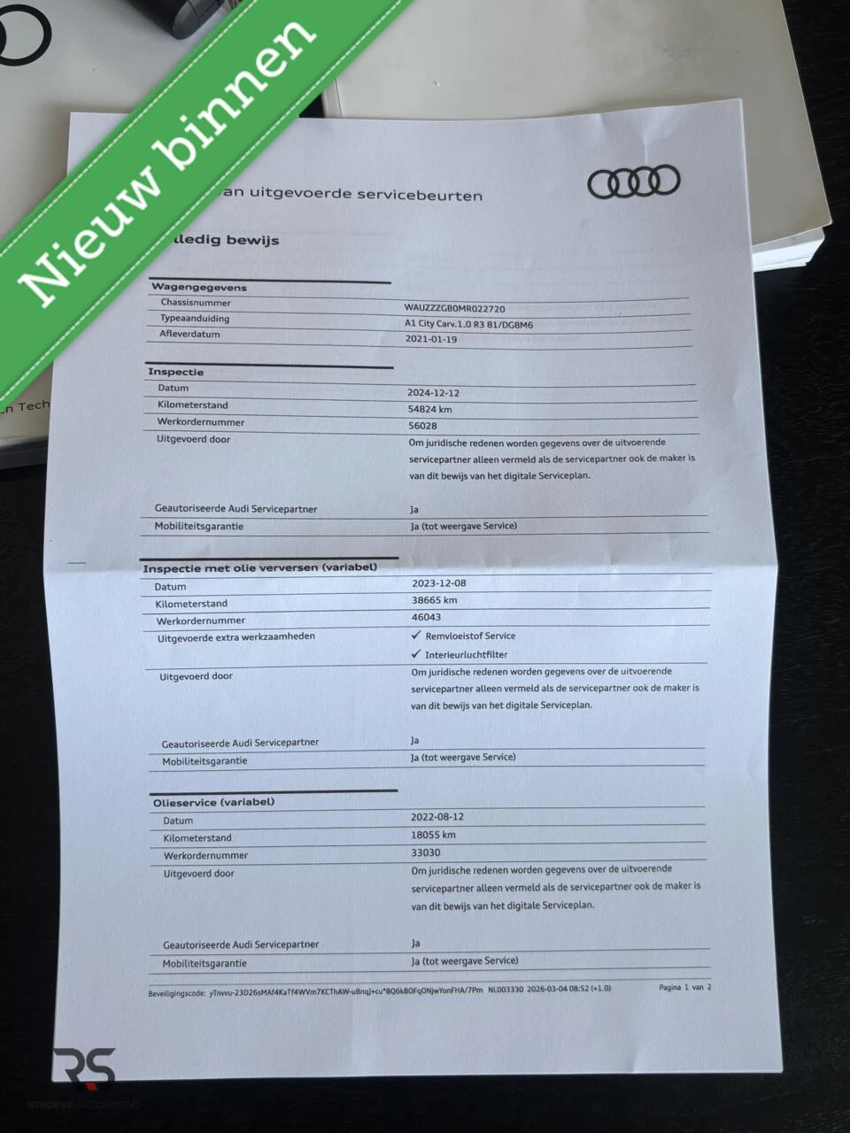 Hoofdafbeelding Audi A1
