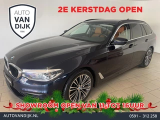 BMW 5-serie Touring 520i High Executive AUTOMAAT NAVI CRUISE BLUETOOTH LED VERL STUURVERW STOELVERW STOELVENT LEDER NIEUWSTAAT