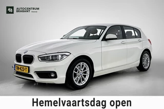 BMW 1-serie 118i High Executive (GROOT-NAVIGATIE, LEDER, STOELVERWARMING, PARKEERSENSOREN, DEALER ONDERHOUDEN)