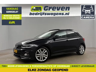 Volkswagen Polo 1.0 TSI R-line Pano  Adaptive Cruise Camera Carplay LED Virtual Clima Navi 17''LMV Parkeersensoren