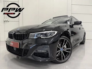 BMW 3 Serie Touring 330e xDrive M-Sport PANO/LASER/360CAMERA/ADAPTIVE M-ONDERSTEL/ACC/LEER-ALCANTARA/19"BREEDSET/KEYLESS/SHADOW-LINE/NET OH BEURT GEHAD BIJ BMW DEALER