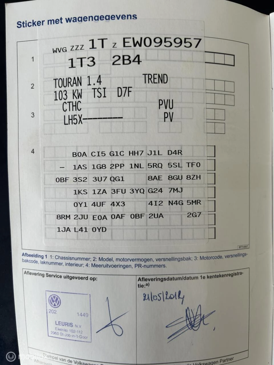 Hoofdafbeelding Volkswagen Touran