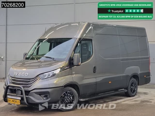 Iveco Daily 35S21 Automaat 2025model Black Edition L2H2 Trekhaak ACC LED CarPlay Camera 12m3 Airco Trekhaak