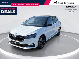 Hoofdafbeelding Škoda Fabia Škoda Fabia Monte Carlo 1.0 TSI 70 kW / 95 PK Hatchback 5 vers | 17'' Lichtmetalen Velgen | Verwarmbare voorstoelen | 1500,- inruilvoordeel!!
